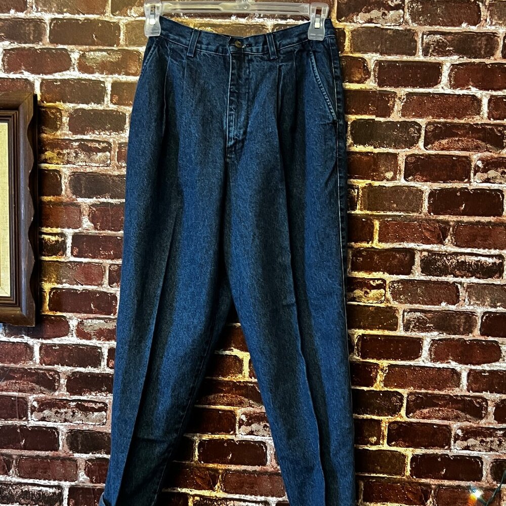 Vintage Haggar For Her High Waist Pleated Jeans – Made in Canada